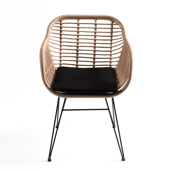 Sillon ratan pata negra Foto: CB6025-sillon-ratan-pata-negra (2)