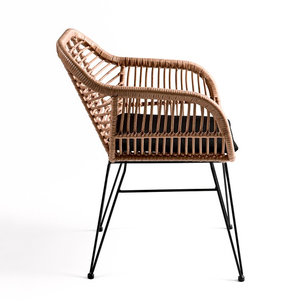 Sillon ratan pata negra Foto: CB6025-sillon-ratan-pata-negra (3)