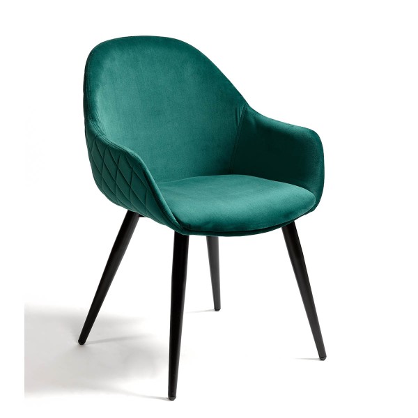 Sillón patizado en verde Foto: SDR-3034B-7L-1 (1)