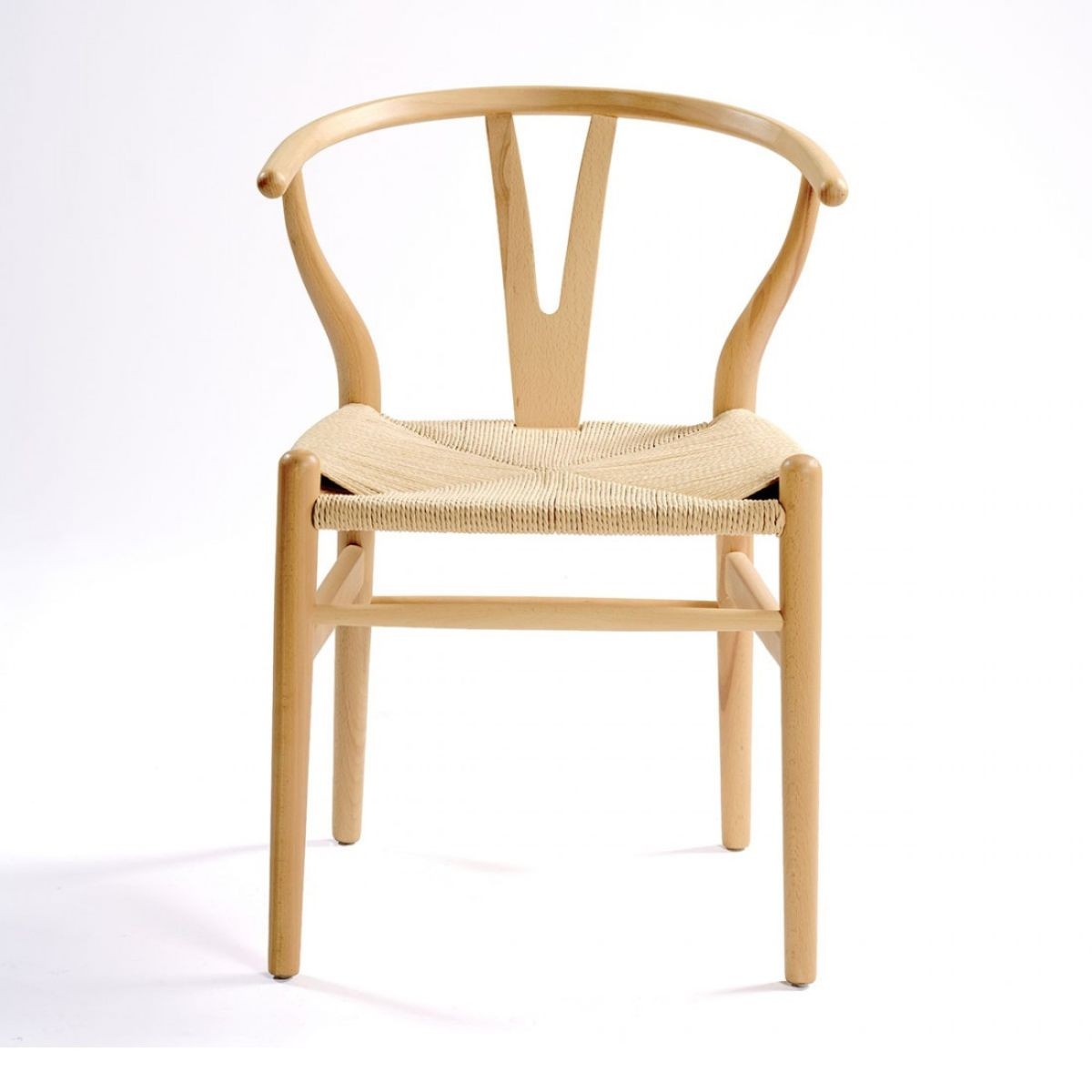 Sillón de fresno y asiento de cuerda