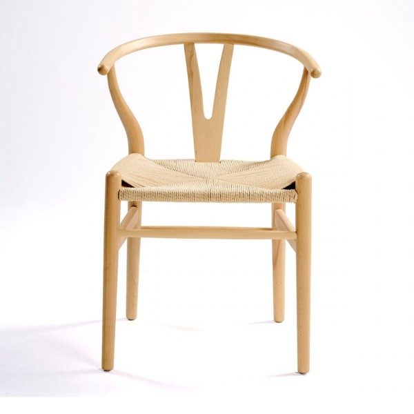 Sillón de fresno y asiento de cuerda