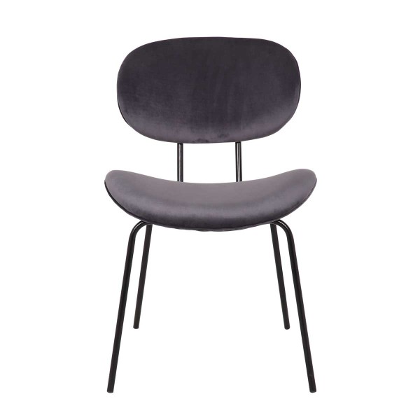 Silla tapizada gris Foto: SDR-3109-752-GREY(2) 2