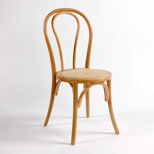 Silla de roble y ratán natural Foto: XNR343F (5)