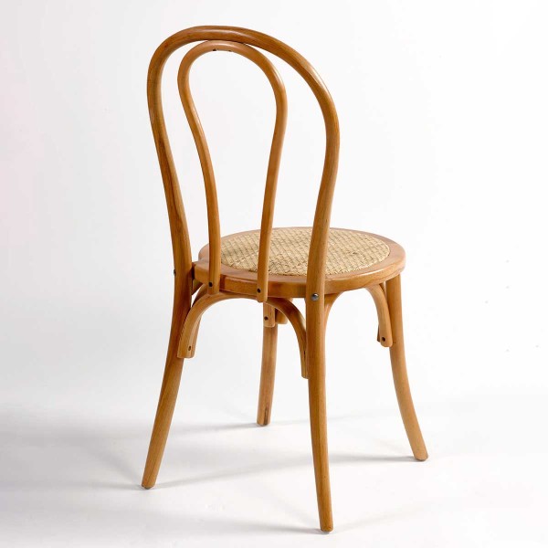 Silla de roble y ratán natural Foto: XNR343F (5) 2