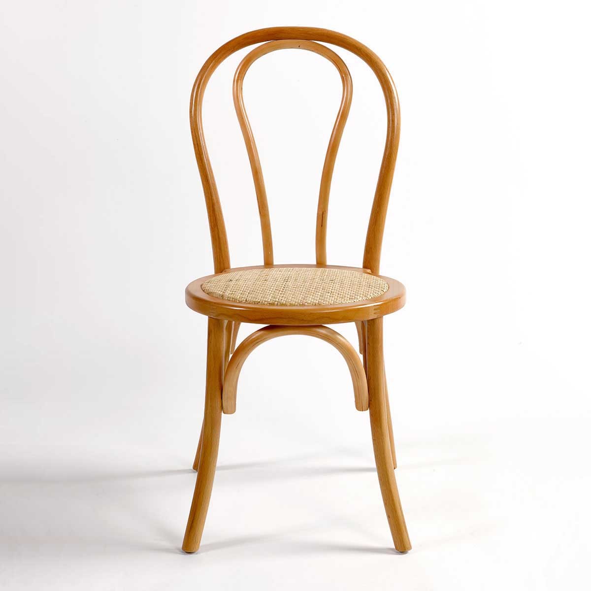 Silla de roble y ratán natural Foto: XNR343F (1)