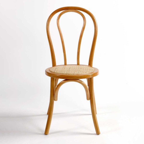 Silla de roble y ratán natural Foto: XNR343F (1)