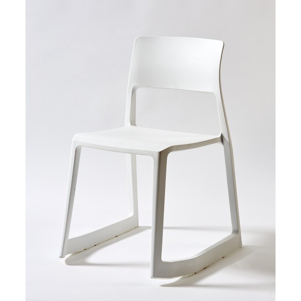 Silla mecedora blanca Foto: 175- APP 