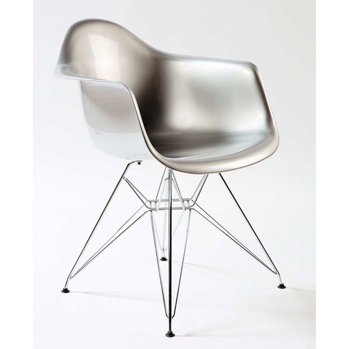 Sillón plata pata cromada Foto: 132 PL (1)