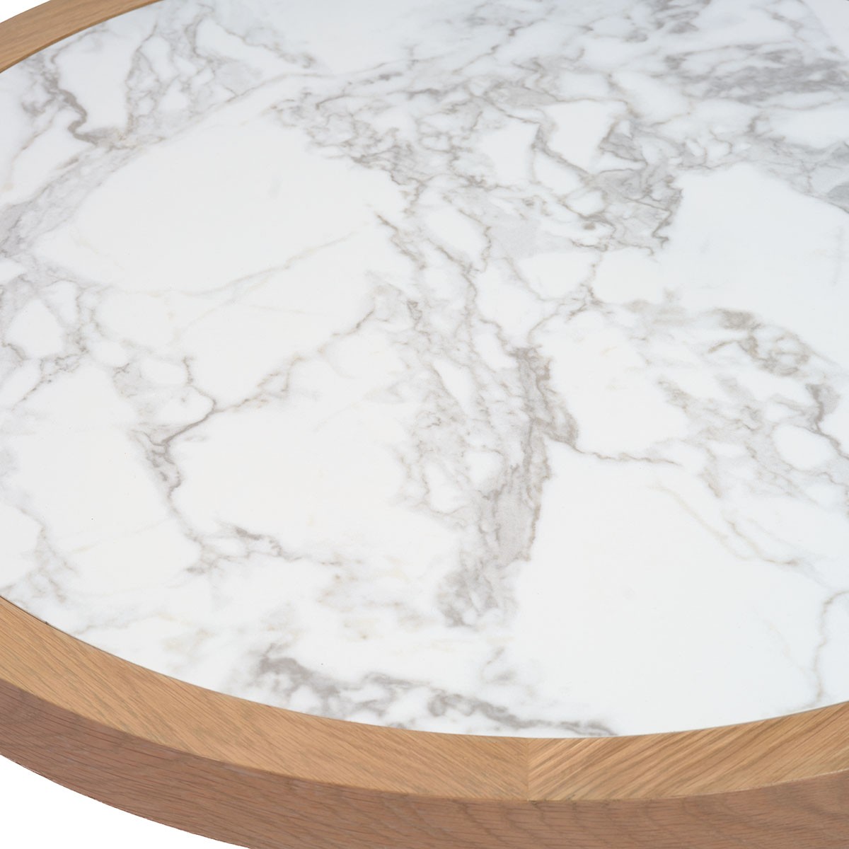 Mesa de centro redonda roble claro y cerámica Foto: SICILIA-DETALLE-250306_crisal_252