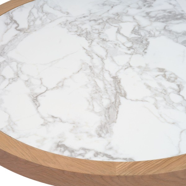 Mesa de centro redonda roble claro y cerámica Foto: SICILIA-DETALLE-250306_crisal_252